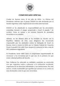 Hamas le respondió al gobierno argentino tras la decisión de declararla organización terrorista